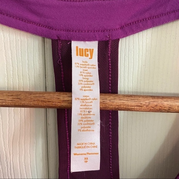 Lucy Activewear Berry Perfect Core Halter Tank Top - Picture 3 of 7